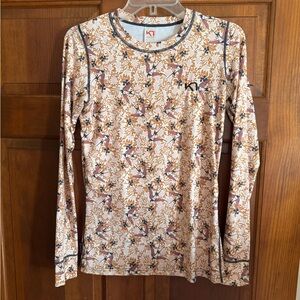Kari Traa Floral Print Long Sleeve Top